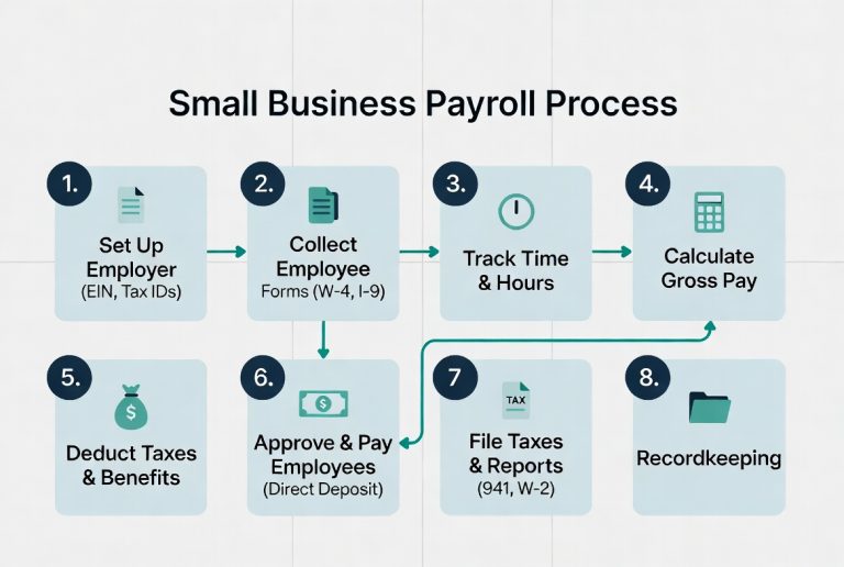 How to Process Payroll for Small Business