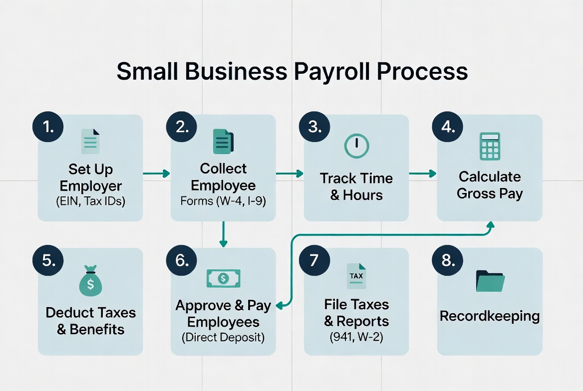 How to Process Payroll for Small Business